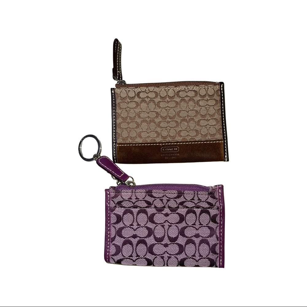 Set of 2 Coach ID wallets